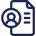 reviewing paperwork icon