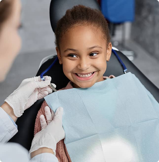 dentist seeing pediatric patient