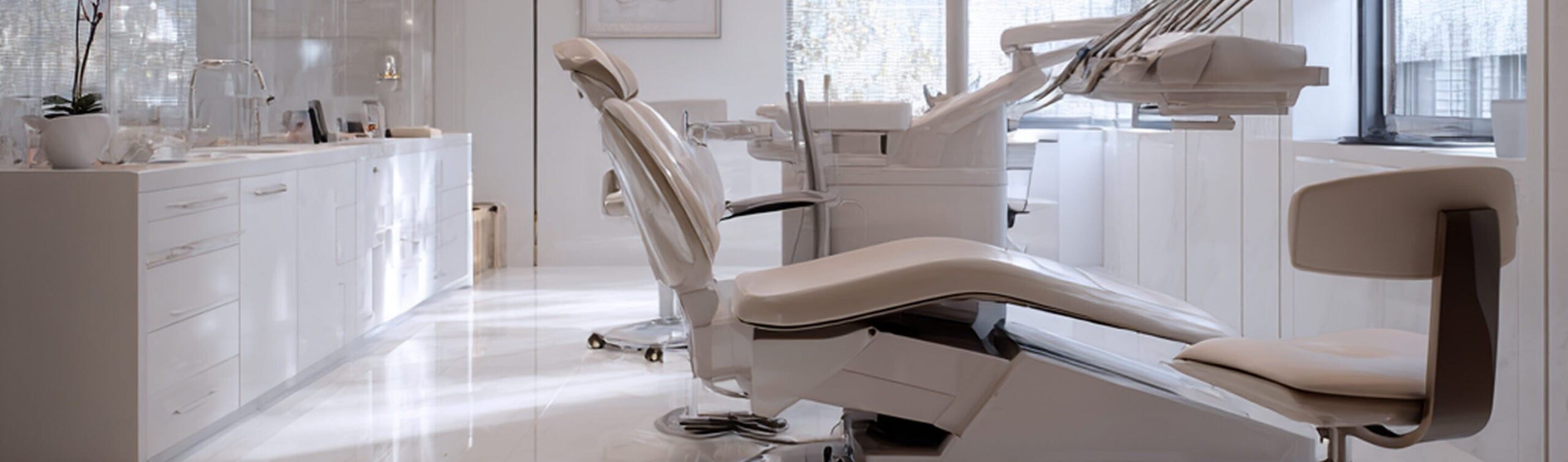 patient chairs inside dental office