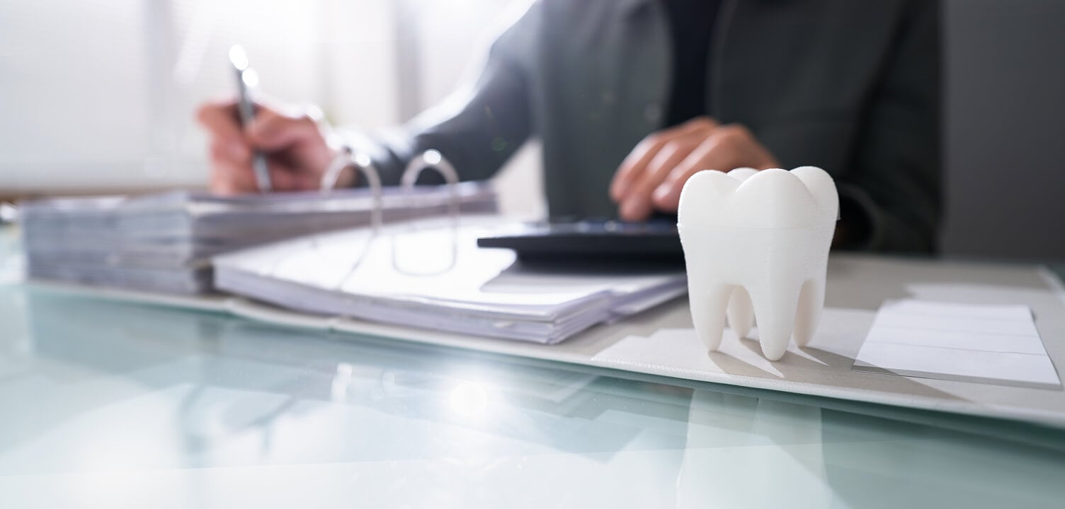 Calculating a dental practice's value using a calculator and financial statements