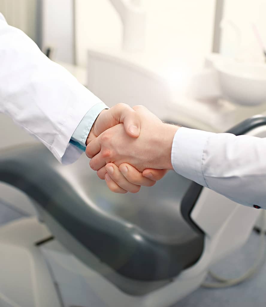 men shaking hands